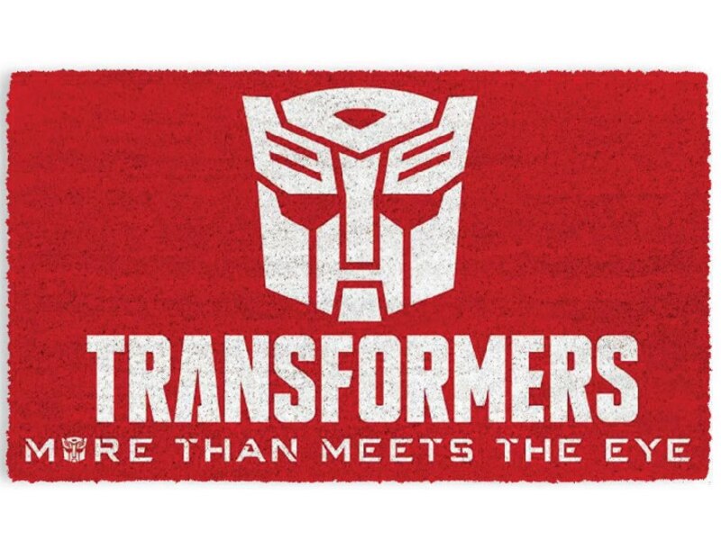 Transformers More Than Meets The Eye Logo Door Mat (1 of 1)